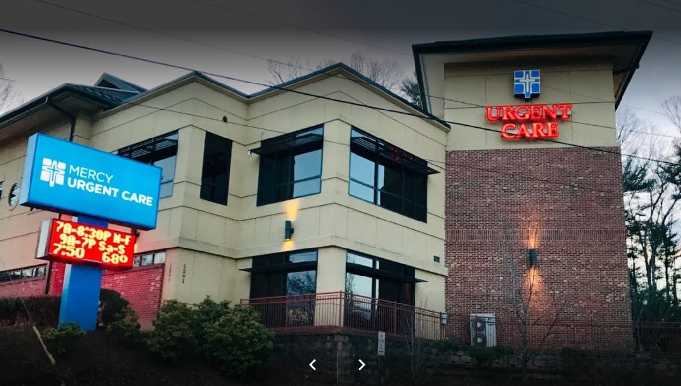 Mercy Urgent Care West Asheville Book for 99 Walkin